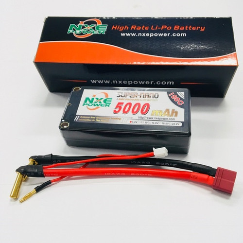 7.4v 5000mah 100c Shorty HC 5mm/Deans 5000HC1002SDEAN