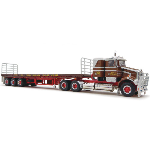 1/64 Flatbed Freight Semi - Hayes Haulage 12042