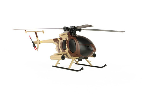 MD500 Scale 250 Flybarless Helicopter with 6 Axis Stabilisation and Altitude Hold (Military) TWST1003M