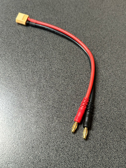 12awg Charge Lead XT60 to 4mm Bullet Connector