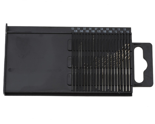 Metric Drill Bit Set (20) (0.3mm-1.6mm)