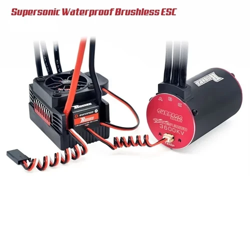 V2 supersonic 3660 brushless motor 3.175mm shaft with 90A ESC combo-3600KV SUR-036602-32