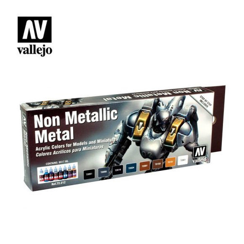 Game Color Non-Metallic Metal Set (8 x 17ml Acrylic) AV72212