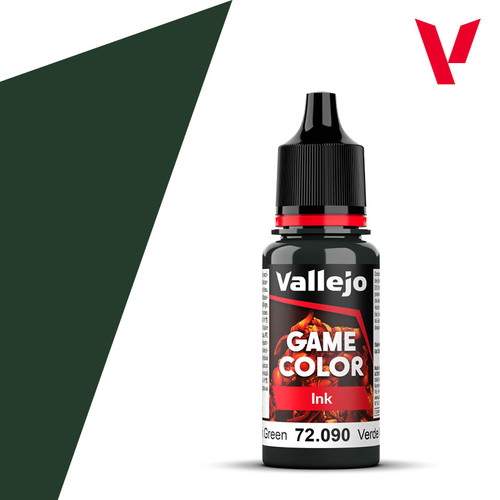 Game Ink Black Green Acrylic Paint 18ml AV72090
