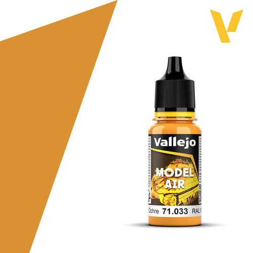 Model Air Yellow Ochre Acrylic Paint 18ml (RAL1006) AV71033