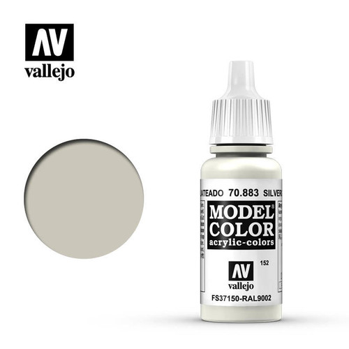 Model Color Silver Grey Acrylic Paint 17ml AV70883