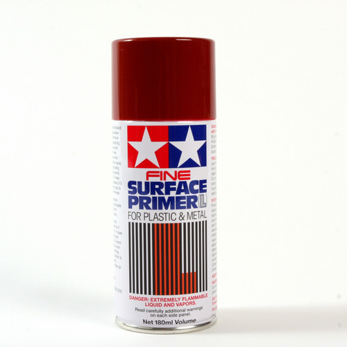Fine Surface Primer (L) Spray for Plastic and Metal - Oxide Red 180ml T87160