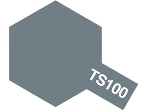 TS-100 Semi-Gloss Bright Gun Metal Lacquer Spray for Plastics 100ml T85100