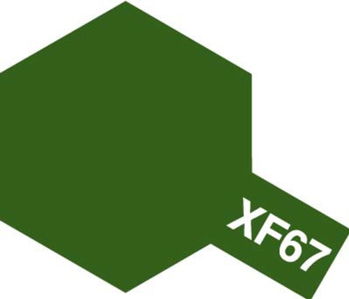 Acrylic Mini XF-67 Flat NATO Green Paint 10ml T81767