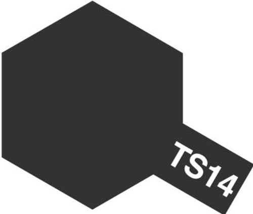 TS-14 Gloss Black Lacquer Spray for Plastics 100ml T85014 TS-14 Gloss Black Lacquer Spray for Plastics 100ml T85014