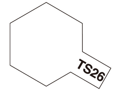 TS-26 Gloss Pure White Lacquer Spray for Plastics 100ml T85026 TS-26 Gloss Pure White Lacquer Spray for Plastics 100ml T85026