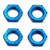 FT Wheel Nuts, 17 mm, blue aluminum ASS81082