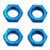 FT Wheel Nuts, 17 mm, blue aluminum ASS81082