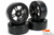 1/10 Touring mounted rubber (4pce BLK) TM503329BK