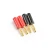 4.0mm gold connector,red&black 2pairs/bag TRC-0108