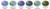Eccentric Colorshift Galaxy Dust Acrylic Airbrush Paint Set (6 x 17ml) AV77092