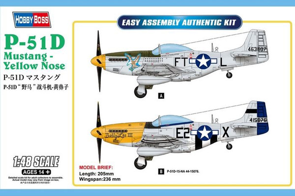P-51D Mustang - Yellow Nose 1/48 85808