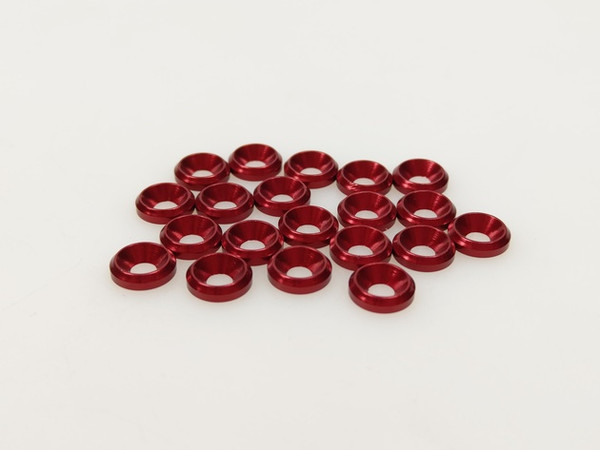 3mm Alum. Sink Washer 20Pcs (Red) QW00311ARED