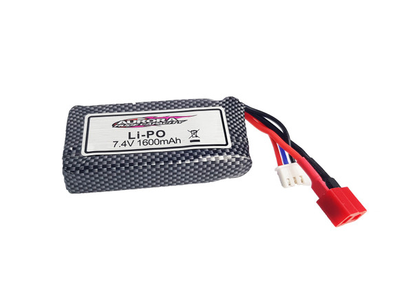 Lipo Battery 7.4V 1600mah Deans Plug TRC-9125-DJ02