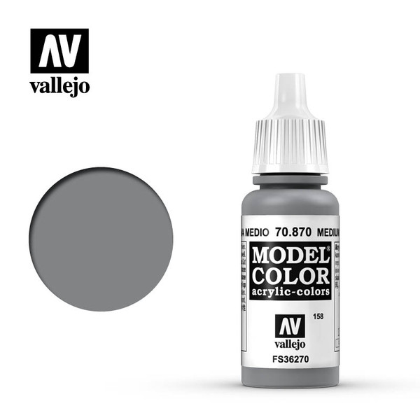 Model Color Medium Sea Grey Acrylic Paint 17ml AV70870