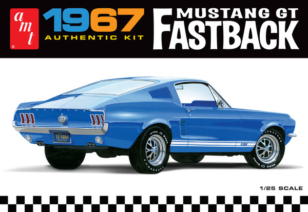 1/25 1967 Ford Mustang GT Fastback AMT1241