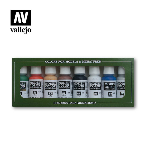 Model Color Wargames Basics Acrylic Paint Set (8x17ml) AV70103