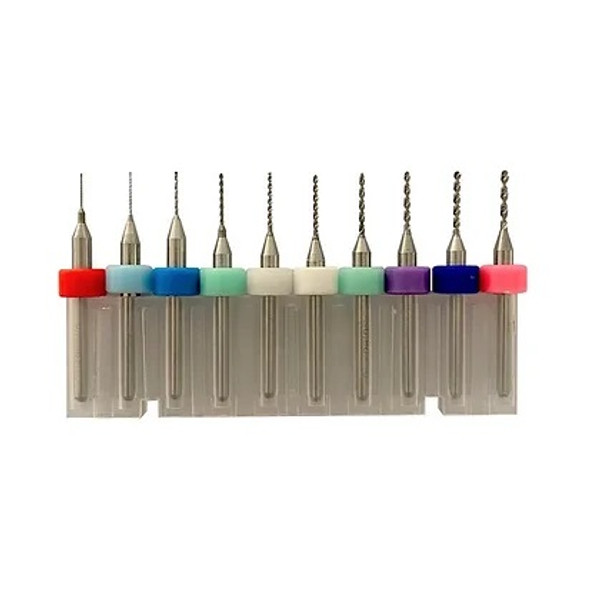 Tungsten Micro Drill Bits 0.3 to 1.2mm 550104