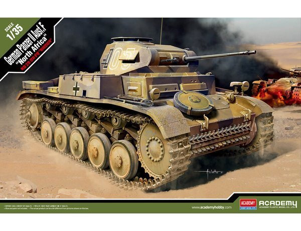 1/35 German Panzer II Ausf. F "North Africa" 13535