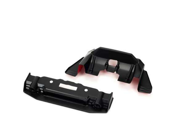 Felony Painted Splitter And Diffuser, Black/Red, AR410008