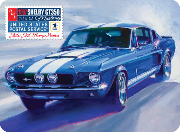 1/25 1967 Shelby GT350 Mustang USPS Stamp Series AMT1356