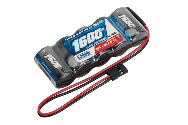 LRP XTEC RX-pack Straight 2/3A NiMH - JR - 6.0V - 1600mAh LRP-430603