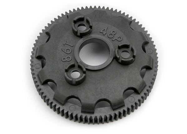 Spur Gear, 86-Tooth (48 Pitch) (For Models with Torque-Control Slipper Clutch) 4686