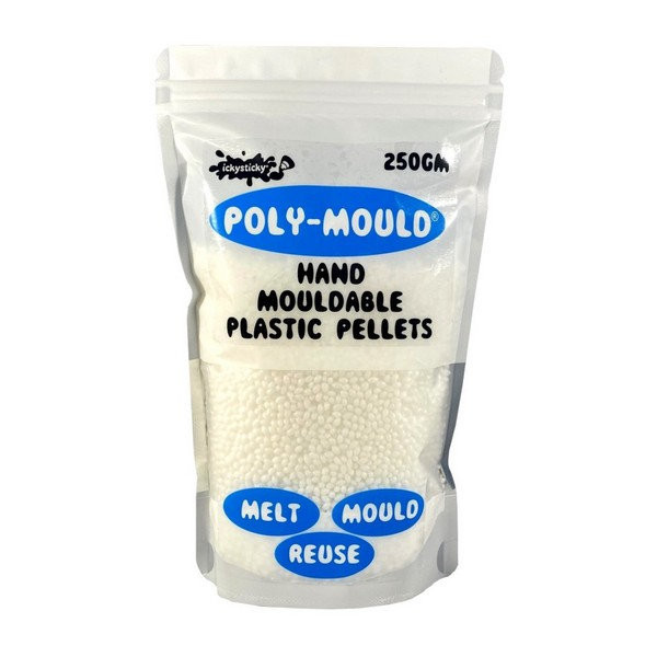 Poly-Mould Hand Mouldable Plastic Pellets 250gm 560323