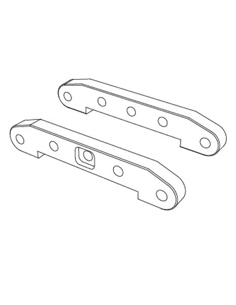 1/10 MJX Front And Rear Stiffeners (Suits MJX-10208)  MJXS-M10400