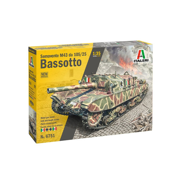 1/35 Semovente M43 Bassotto 6751 1/35 Semovente M43 Bassotto 6751