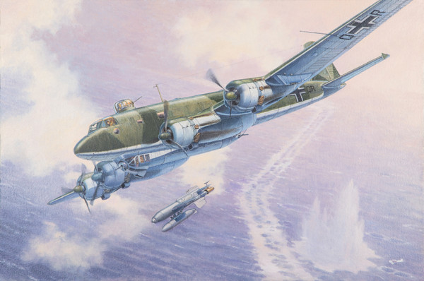 1/144 Focke-Wulf FW200C-6 Condor Plastic Model Kit ROD340