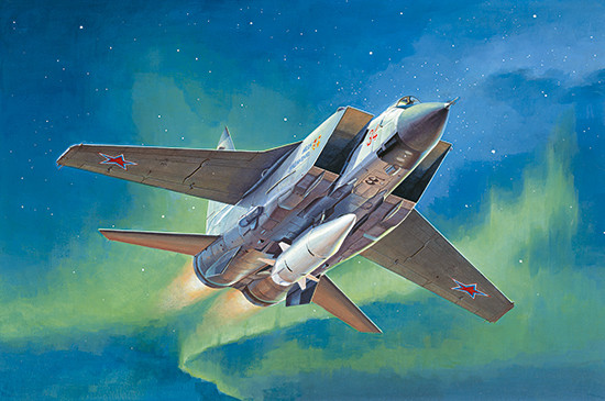 1/72 MiG-31BM. w/KH-47M2 Plastic Model Kit TR01697