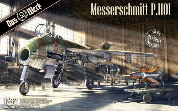1/32 Messerschmitt P.1101 2in1 DW32002