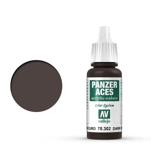 Panzer Aces Dark Rust Acrylic Paint 17ml AV70302