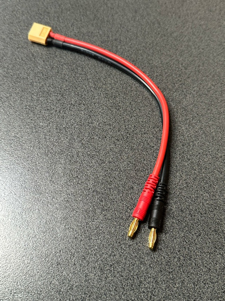 12awg Charge Lead XT60 to 4mm Bullet Connector