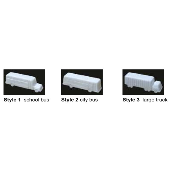 Plastic Automobiles - Buses and Truck (3pk) AU2007