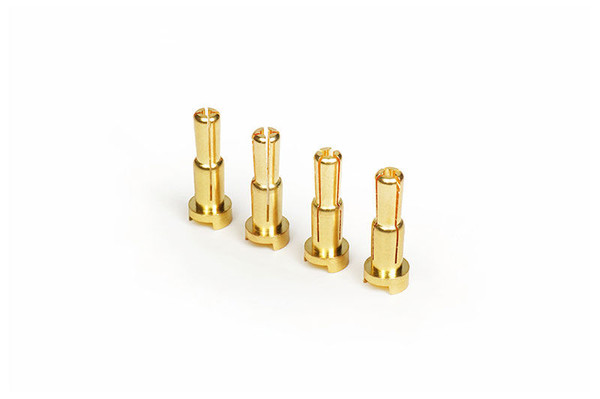 4mm/5mm Gold Bullet Connector/Plug (4) KOS05031- 45FOUR