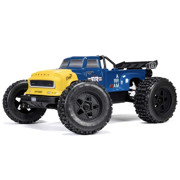 Notorious 6S BLX 4X4 1/8 Stunt Truck, RTR, Blue ARA8611V6T2