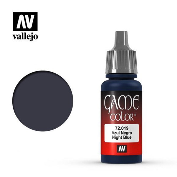 Game Color Night Blue Acrylic Paint 17ml AV72019