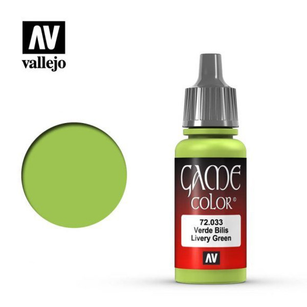 Game Color Livery Green Acrylic Paint 17ml AV72033