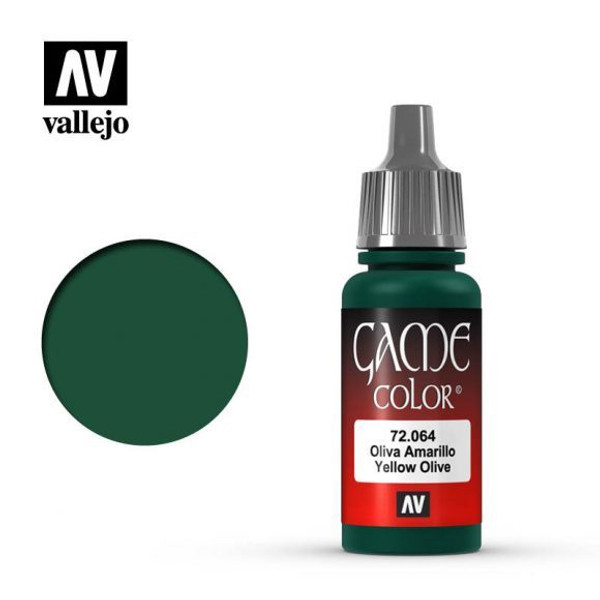 Game Color Yellow Olive Acrylic Paint 17ml AV72064