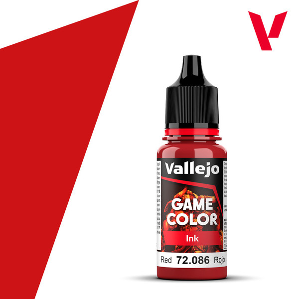 Game Color Ink Red Acrylic Paint 18ml AV72086