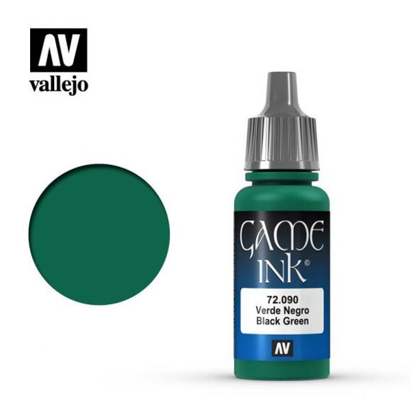 Game Ink Black Green Acrylic Paint 17ml AV72090