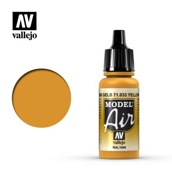 Model Air Yellow Ochre Acrylic Paint 17ml AV71033