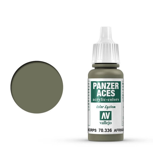 Panzer Aces Afrikakorps Tank Crew Acrylic Paint 17ml AV70336